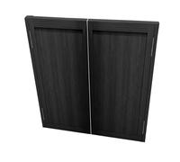 Puerta oscilante retro para cafetería, puerta de salón negra con bisagras de cierre automático, diseño de columpio doble/individual, 65 x 90 cm, ideal para decoración de bar y cocina, solución de