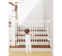 Puerta para bebé sin barra inferior de 29 a 45 pulgadas