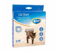 Puerta para gato blanca Duvo Plus - Mediciones: 19 x 19,7 cm