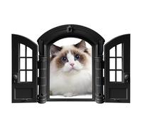 Puerta para Gato Entrada a Prueba de Escape para Razas Pequeñas y Medianas