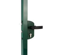 Puerta para jardín de candado Larz P1 Verde para perfiles redondo, Giratorio, Puerta hoftor Candado, puertas