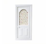 Puerta para Maqueta Pequeña, Puerta Blanca Ovalada, Color to 2 | Abrible, Puerta Casa Muñecas, Blanca, Aficionados a las Maquetas