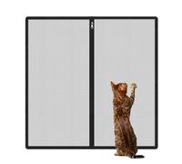Puerta para niños para escaleras - Recinto portátil de red para animales domésticos 90 x 90 cm | Puerta de seguridad para niños - para mascotas y para puerta de entrada, pasillo, cocina, balcón