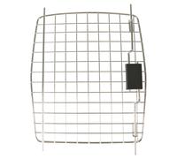 Puerta Para Perros Flamingo Nomad - Metal, Plateado, Con Cierre De Seguridad