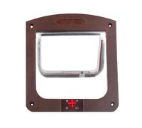 Puerta para Perros, Puerta para Gatos para Puerta Exterior,Solapa de Grande para Perros y Gatos con Cierre de 4 vías - Fácil de Instalar en Interiores y Exteriores Puerta para Mascotas para par