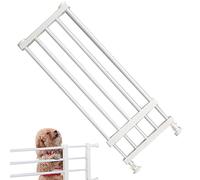 Puerta para perros - Puerta para ventanas para escaleras, puerta para perros de acero | Puerta retráctil para mascotas pequeñas con montaje a presión con diseño telescópico, puertas de seguridad