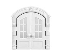Puerta para ventana - Puerta antifugas para gatos de tamaño mediano | Catera de estilo francés 24 x 27,5 x 7,2 cm, para interior: puerta de dormitorio, garaje y pasillo