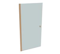 Puerta pivotante de 4 esquinas con marco parcial HÜPPE SolvaPro, fijación izquierda, anchura: 100 cm, alto: 200 cm, 7T110355D315, Cabinas de ducha: Color del perfil bronce Vidrio ESG Sand Plus