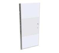 Puerta pivotante de 4 esquinas con marco parcial HÜPPE SolvaPro, montaje a la derecha, anchura: 90 cm, alto: 200 cm, 7T1202092375, Cabinas de ducha: Color de perfil plata alto brillo ESG Privatima con