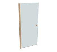 Puerta pivotante HÜPPE SolvaPro parcialmente enmarcada, cuadrada, montaje en el lado izquierdo, anchura: 900mm, 7T010255D315, Cabinas de ducha: Color del perfil bronce Vidrio ESG Sand Plus