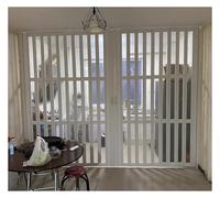 puerta plegable acordeon 200 210 220 Cm De Alto Puerta Corredera De Acordeón De PVC Blanco Separador De Ambientes, Cocina Oficina Sala De Estar Puertas De Acordeón Dobles Individuales(85x210cm)