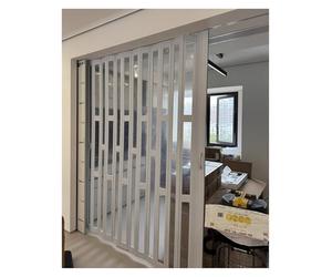 puerta plegable acordeon Personalice La Puerta Interior De Acordeón Interior De La Sala De Estar De La Cocina Abierta, Puerta Plegable Retráctil, Puertas De Concertina De PVC Impermeables(130x230cm)