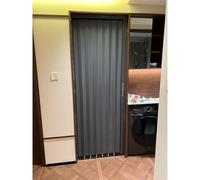 puerta plegable acordeon Puerta Concertina Con Cerradura, Puertas Correderas Interiores, Separador De Ambientes Plegable Para Habitaciones Pequeñas/Balcones/Terrazas(127x216cm)