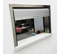 Puerta Plegable Acordeon Puerta de Persiana Blanca para Cocina, Puerta de Armario Plegable de Plástico ABS, Puerta Enrollable para Armario Pequeño con Tirador y Riel(102x102cm(40x40in))