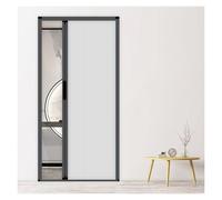 puerta plegable acordeon Puerta Divisoria Plegable, 241 Cm De Altura - Puerta De Acordeón Invisible Interior Con Manija - Panel Divisor De Ambientes Totalmente Opaco Para Dormitorio, Cocina(White,80x2
