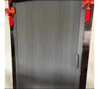 puerta plegable acordeon Puerta Divisoria Plegable Invisible, Aislante Térmico, Puerta De Armario Estilo Acordeón Sin Riel, Puerta En Acordeón Ajustable Con Cierre Magnético(Grey,145x230cm)