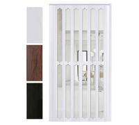 Puerta Plegable Acordeon Puerta Plegable de PVC Tabique Acordeón Interior de Plástico, Puerta Concertina Acrílica Transparente, Puerta Corredera Separadora de Ambientes para Cocina Lavadero Armario(30