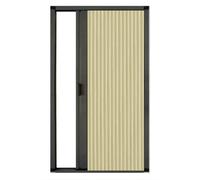 puerta plegable acordeon Puerta Plegable Tipo Concertina Personalizada, Color Café,blanco Gris Amarillo Azul, Puertas Plegables Sin Taladro Para Cocina, Invernadero O Balcón, Fácil De Instalar.(Yello