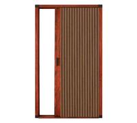 puerta plegable acordeon Puerta Plegable Tipo Concertina Personalizada, Color Café,blanco Gris Amarillo Azul, Puertas Plegables Sin Taladro Para Cocina, Invernadero O Balcón, Fácil De Instalar.(Coffe