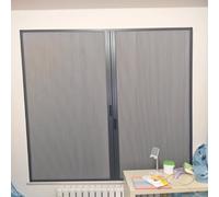 puerta plegable acordeon Puertas Concertina De Panal Internas 100 110 120 130 CM H, Puerta Corredera Plegable Invisible Divisor De Ambientes Para Dormitorios/Baños/Armarios(A,80x120cm)