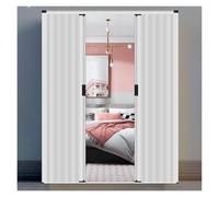 puerta plegable acordeon Puertas Tipo Concertina De 150 160 170 180 190 200 220 De Ancho, Puertas Plegables De Doble Apertura Con Cierre Magnético, Puerta Divisoria Plegable Para Cocina Y Baño(154x204