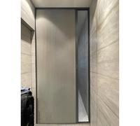 Puerta plegable de acordeón impermeable para exteriores con accesorios, puerta de división retráctil para garajes, guardarropa y dormitorio, 35 pulgadas, 60 pulgadas, 76 pulgadas, 78 pulgadas, 80