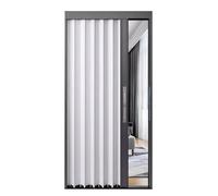 Puerta plegable de aluminio plegable para ahorrar espacio, puerta interior retráctil con cerradura y llave para un fácil acceso y diseño Slish