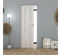 Puerta plegable de interior de PVC con llave puerta decorativa varios colores
