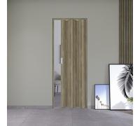 Puerta plegable de interior de PVC con llave puerta decorativa varios colores