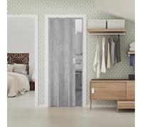 Puerta plegable de interior de PVC con llave puerta decorativa varios colores