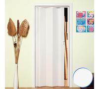 Puerta plegable de interior de PVC con llave puerta decorativa varios colores