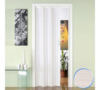 Puerta plegable de interior de PVC Pino Blanco 88,5x214 cm mod.Luciana