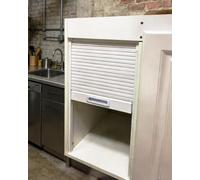 Puerta Plegable Decoración de Puerta Tambor Corrediza para Armario, Panel Plegable para Pared Garage con Tirador Empotrado, Pantalla Reemplazo para Despensa Bajada(50x95cm/20x37in)