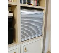 Puerta Plegable Espirales de Puerta Tambor con Tirador Manual, Puertas Plegables Reemplazo para Cocina Interna, Juegos Carriles Decorativos Flexibles(85x70cm/33x28in)