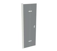 Puerta plegable HÜPPE Design pure, fijación a la izquierda, anchura 700mm, altura 2000mm, instalación sobre plato de ducha y suelo alicatado, 8P0807182368, Cabinas de ducha: Color del perfil White Edi