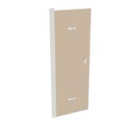 Puerta plegable HÜPPE Design pure, fijación a la izquierda, anchura 750mm, altura 1900mm, instalación sobre plato de ducha y suelo alicatado, 8P0802182341, Cabinas de ducha: Color del perfil Edición e