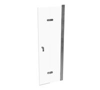 Puerta plegable HÜPPE Design pure, fijación derecha, anchura 700mm, altura 2000mm, instalación sobre plato de ducha y suelo alicatado, 8P0907092322, Cabinas de ducha: Color de perfil plata alto brillo
