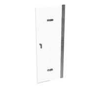 Puerta plegable HÜPPE Design pure, fijación derecha, anchura 750mm, altura 1900mm, instalación sobre plato de ducha y suelo alicatado, 8P0902092322, Cabinas de ducha: Color de perfil plata alto brillo