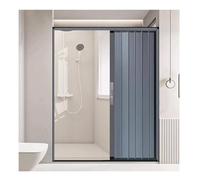 Puerta Plegable Interior De Aluminio, Puerta Retráctil Magnética Comercial Sin Perforaciones, Montaje Interior/exterior para Reemplazo De Puerta Principal.(220x120 cm)