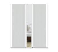 Puerta plegable interna, diseño invisible de panal para cocina, baño, sala abierta grande, instalación sin taladrar