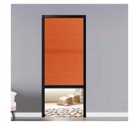 Puerta plegable invisible con diseño de panal de abeja, sin taladro, puertas correderas de acordeón interior para armarios, puertas, cocina, dormitorio, sala de estar, lavandería, puerta retráctil