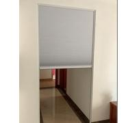 Puerta Plegable Kit de Puerta Corredera Tambor para Cocina Puertas Aparador Enrollables con Tirador Tela Celular Decoración para Despensa, Armario Pared o Autocaravana(85x75cm/33x30in)