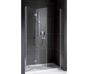 Puerta plegable Koralle para instalación empotrada myDay NFTA R 80, 765-805x2000mm, VB04108020AP1, Cabinas de ducha: Marco: Plata mate, vidrio: ESG GlasPlus
