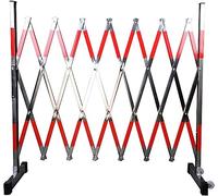 Puerta Plegable metálica retráctil portátil de 2 m con Ruedas para Control de multitudes, Control de tráfico Temporal y soluciones seguras para Eventos.
