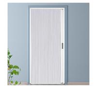 Puerta plegable opaca de panal, puerta corrediza de acordeón que ahorra espacio con riel bajo para privacidad del hogar y divisor de habitaciones