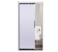 Puerta plegable plisada que ahorra espacio, panel de concertina para una fácil instalación en armarios, ideal para espacios pequeños e interiores modernos, diseño elegante y funcional