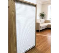 Puerta Plegable Puerta de Armario Tambor Corrediza Plegable, Pantalla Celosía Térmica Aislante con Asa Abatible, Panel Flexible para Ropero Alacena(75x120cm/30x47in)