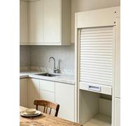 Puerta Plegable Puerta Tambor de Armario Retráctil, Puertas Plegables Interiores Deslizantes para Armario Ropero Camper, Panel de Baño Plisado Flexible con Manija(75x130cm/30x51in)
