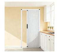 Puerta Plegable Retráctil De 200 Cm, Instalación Sin Perforaciones, Marco De Aluminio Con Tejido Celular, For Patio, Ducha(93X200CM/36.6X79IN)