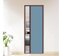 Puerta plegable retráctil de panal, puerta de acordeón interior sin taladrar para baño y dormitorio, protección de privacidad
